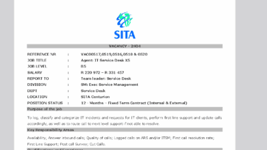 IT Job Opportunity Opens at SITA