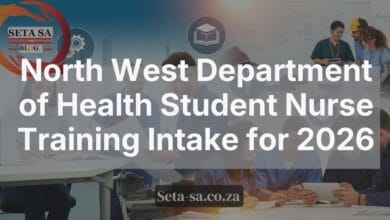 North West Department of Health Student Nurse Training Intake for 2026