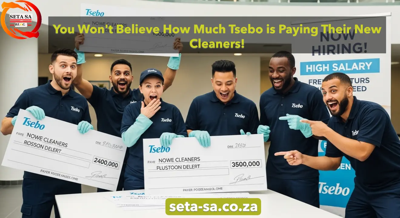 Tsebo Cleaners shocked and happy about their monthly salaries