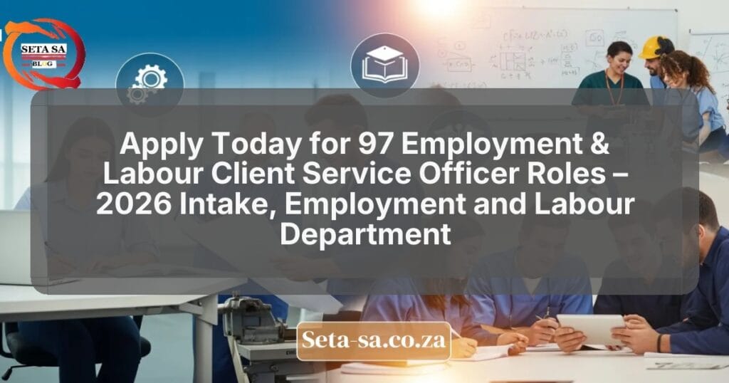 Apply Today for 97 Employment & Labour Client Service Officer Roles ...