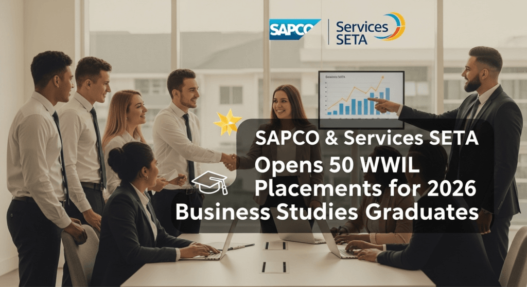 Sapco SAPCO & Services SETA Opens 50 WIL Placements for 2026 Business Studies ...