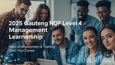 2025 Gauteng NQF Level 4 Management Learnership – Dept. of Employment & Training – Start Your Career
