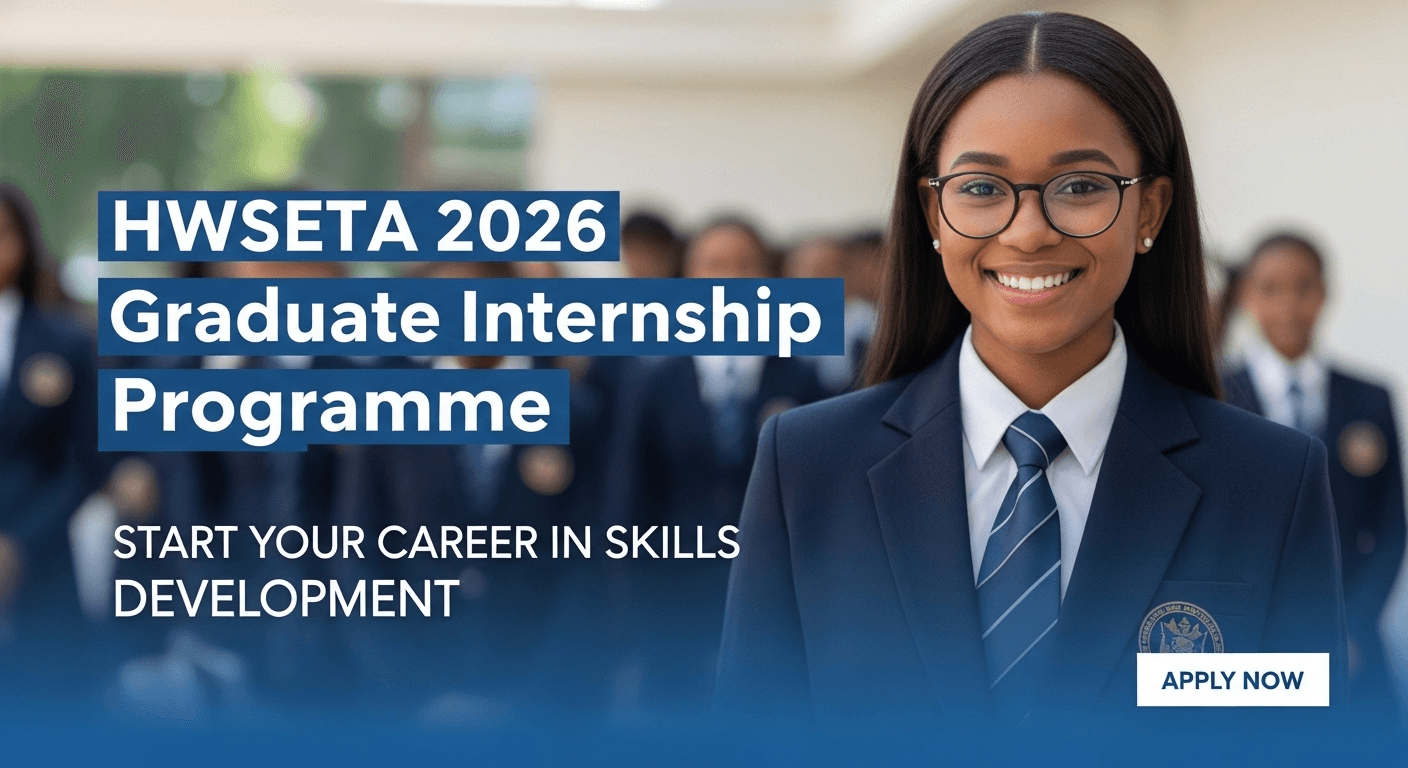 Apply for HWSETA 2026 Graduate Internship Programme – Start a Career in Skills Development