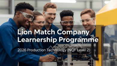 Apply for Lion Match Company 2026 Production Technology Learnership Programme (NQF Level 2)