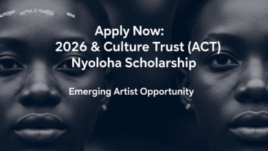 Apply Now: 2026 Arts & Culture Trust (ACT) Nyoloha Scholarship – Emerging Artist Opportunity