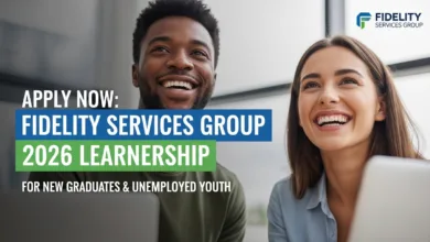 Apply Now: Fidelity Services Group 2026 Learnership for New Graduates & Unemployed Youth