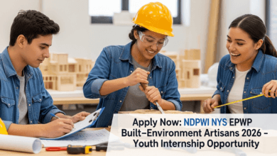 Apply Now: NDPWI NYS EPWP Built‑Environment Artisans 2026 – Youth Internship Opportunity