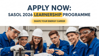 Apply Now: Sasol 2026 Artisan Learnership Programme – Shape Your Energy Career