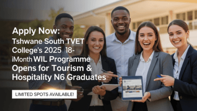 Apply Now: Tshwane South TVET College’s 2025 18‑Month WIL Programme Opens for Tourism & Hospitality N6 Graduates