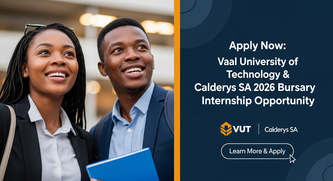 Apply Now: Vaal University of Technology & Calderys SA 2026 Bursary Internship Opportunity