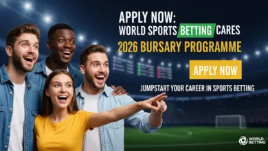 Apply Now: World Sports Betting Cares 2026 Bursary Programme – Jumpstart Your Career in Sports Betting