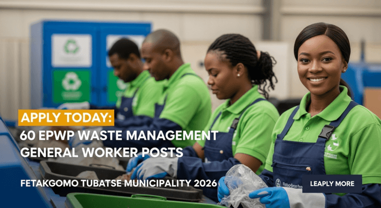 Apply Today: 60 EPWP Waste Management General Worker Posts at Fetakgomo ...