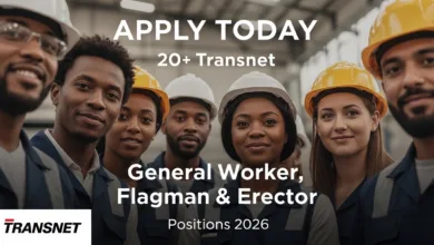 Apply Today for 20+ Transnet General Worker, Flagman & Erector Positions 2026