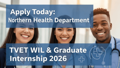 Apply Today: Northern Cape Health Department TVET WIL & Graduate Internship 2026