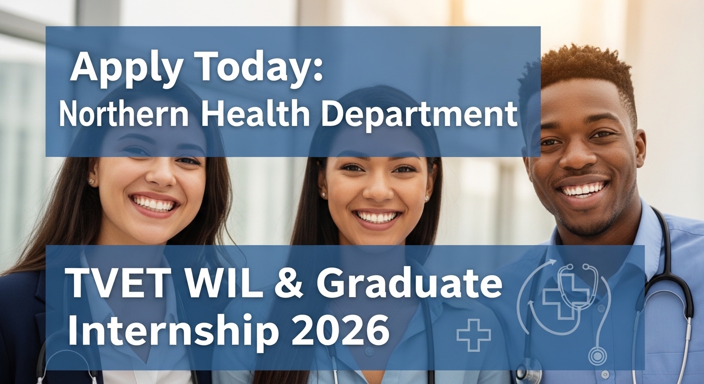 Apply Today: Northern Cape Health Department TVET WIL & Graduate Internship 2026