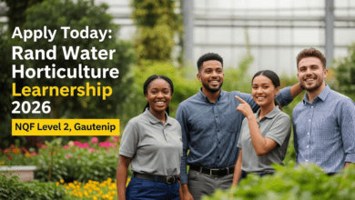 Apply Today: Rand Water Horticulture Learnership 2026 – NQF Level 2, Gauteng