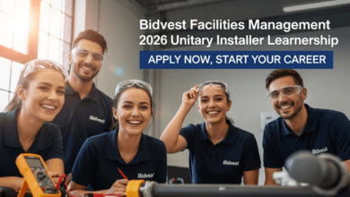 Bidvest Facilities Management 2026 Unitary Installer Learnership – Apply Now, Start Your Career