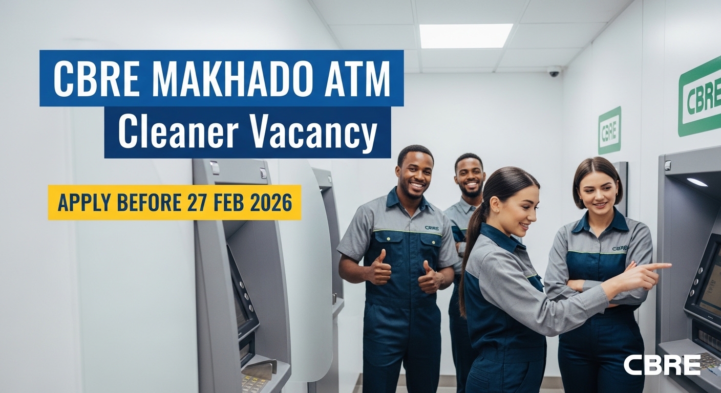 CBRE Makhado ATM Cleaner Vacancy – Apply Before 27 Feb 2026