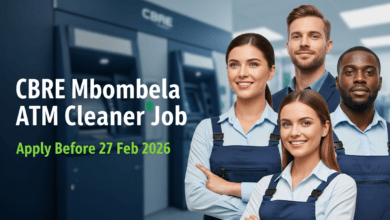 CBRE Mbombela ATM Cleaner Job – Apply Before 27 Feb 2026