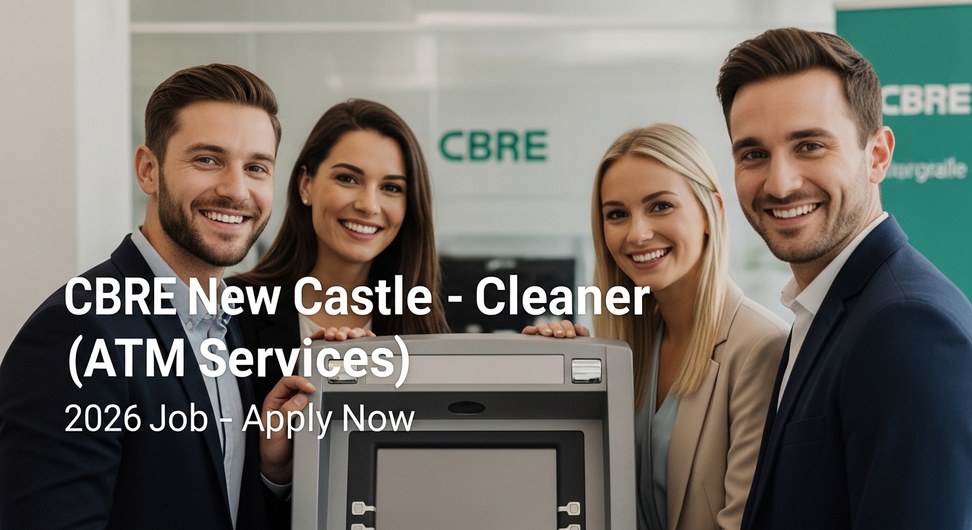 CBRE New Castle – Cleaner (ATM Services) 2026 Job – Apply Now