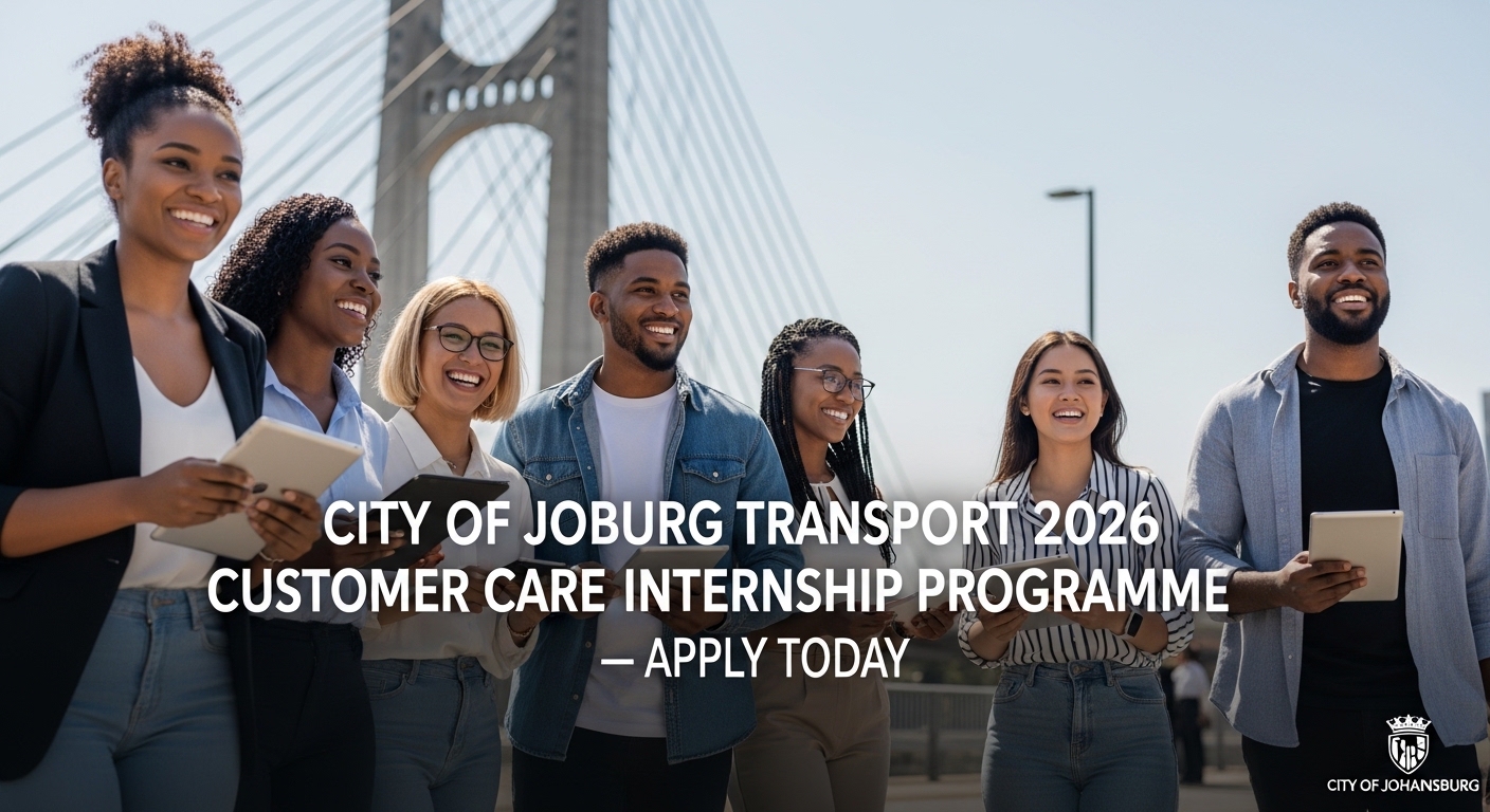 City of Joburg Transport 2026 Customer Care Internship Programme – Apply Today