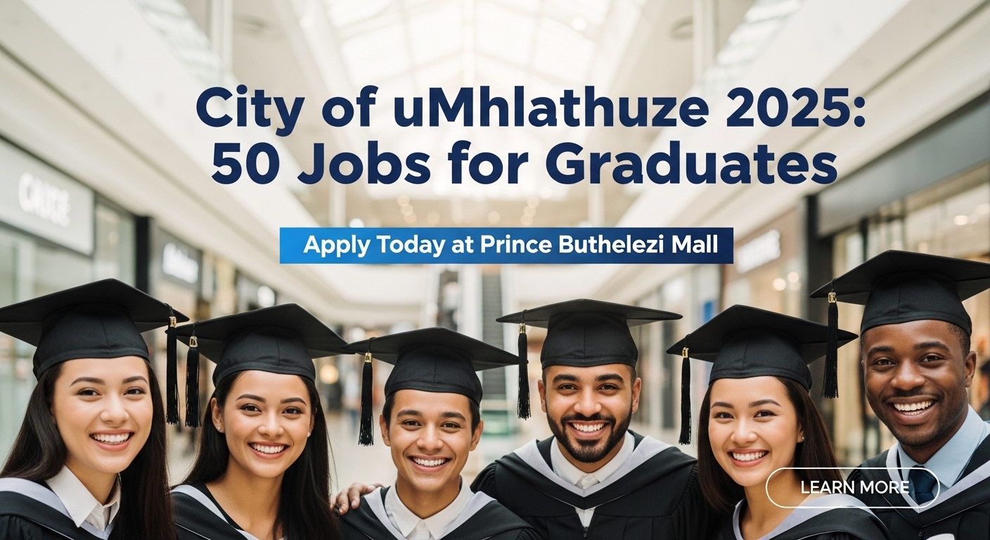 City of uMhlathuze 2025: 50 Jobs for Graduates—Apply Today at Prince Buthelezi Mall