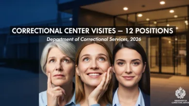 Correctional Centre Visitor Roles – 12 Positions, Department of Correctional Services, 2026