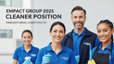 Empact Group 2025 Cleaner Position – Immediate Hiring, Competitive Pay