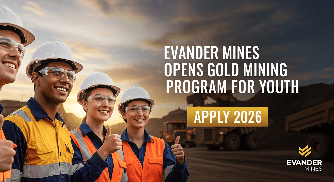 Evander Mines Opens Gold Mining Training Program for Youth—Apply 2026