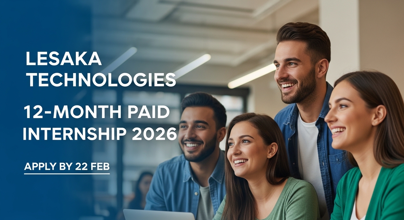 Lesaka Technologies 12‑Month Paid Internship 2026 – Apply by 22 Feb