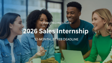 Lesaka Technologies 2026 Sales Internship – 12‑Month, 27 Feb Deadline