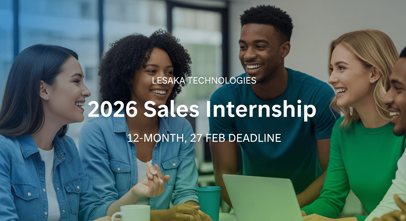 Lesaka Technologies 2026 Sales Internship – 12‑Month, 27 Feb Deadline
