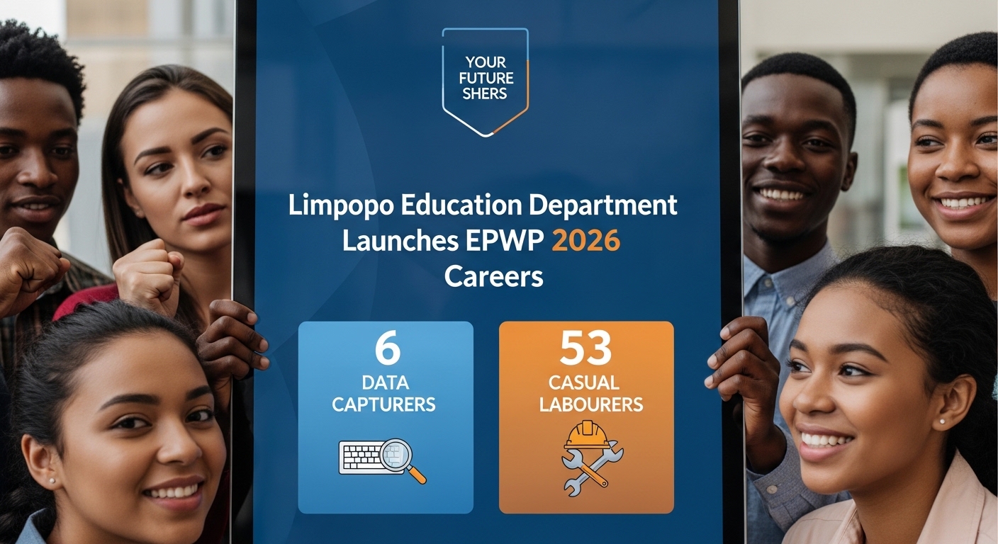 Limpopo Education Department Launches EPWP 2026 Careers – 6 Data Capturers & 53 Casual Labourers