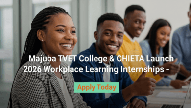 Majuba TVET College & CHIETA Launch 2026 Workplace Learning Internships – Apply Today