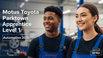 Motus Toyota Parktown Apprentice Level 1 – Automotive 2026 (06 Mar)