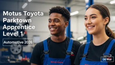 Motus Toyota Parktown Apprentice Level 1 – Automotive 2026 (06 Mar)