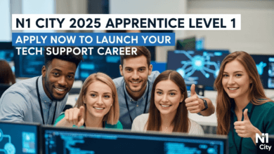 N1 City 2025 Apprentice Level 1 – Apply Now to Launch Your Tech Support Career