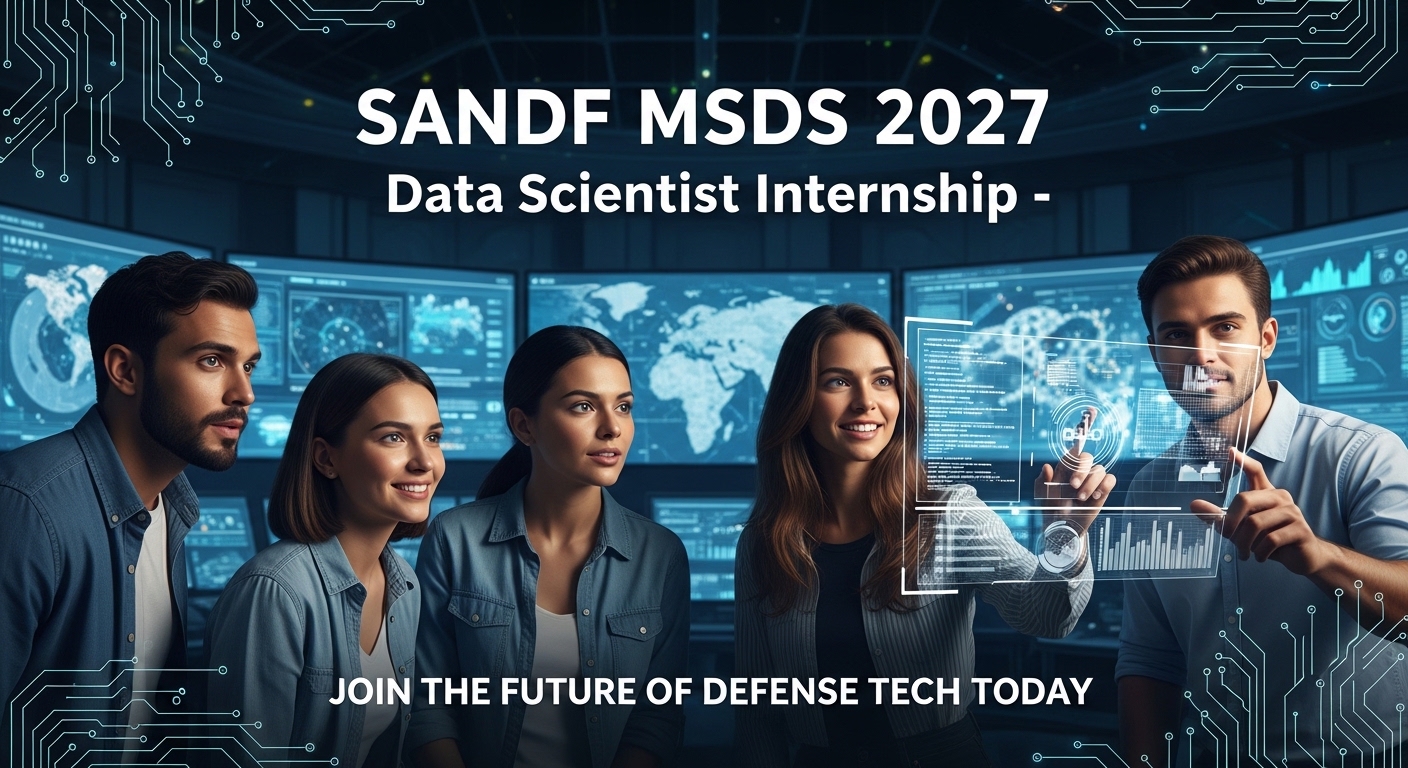 SANDF MSDS 2027: Data Scientist Internship – Join the Future of Defense Tech Today