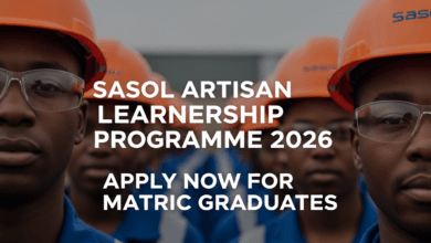 Sasol Artisan Learnership Programme 2026 – Apply Now for Matric Graduates