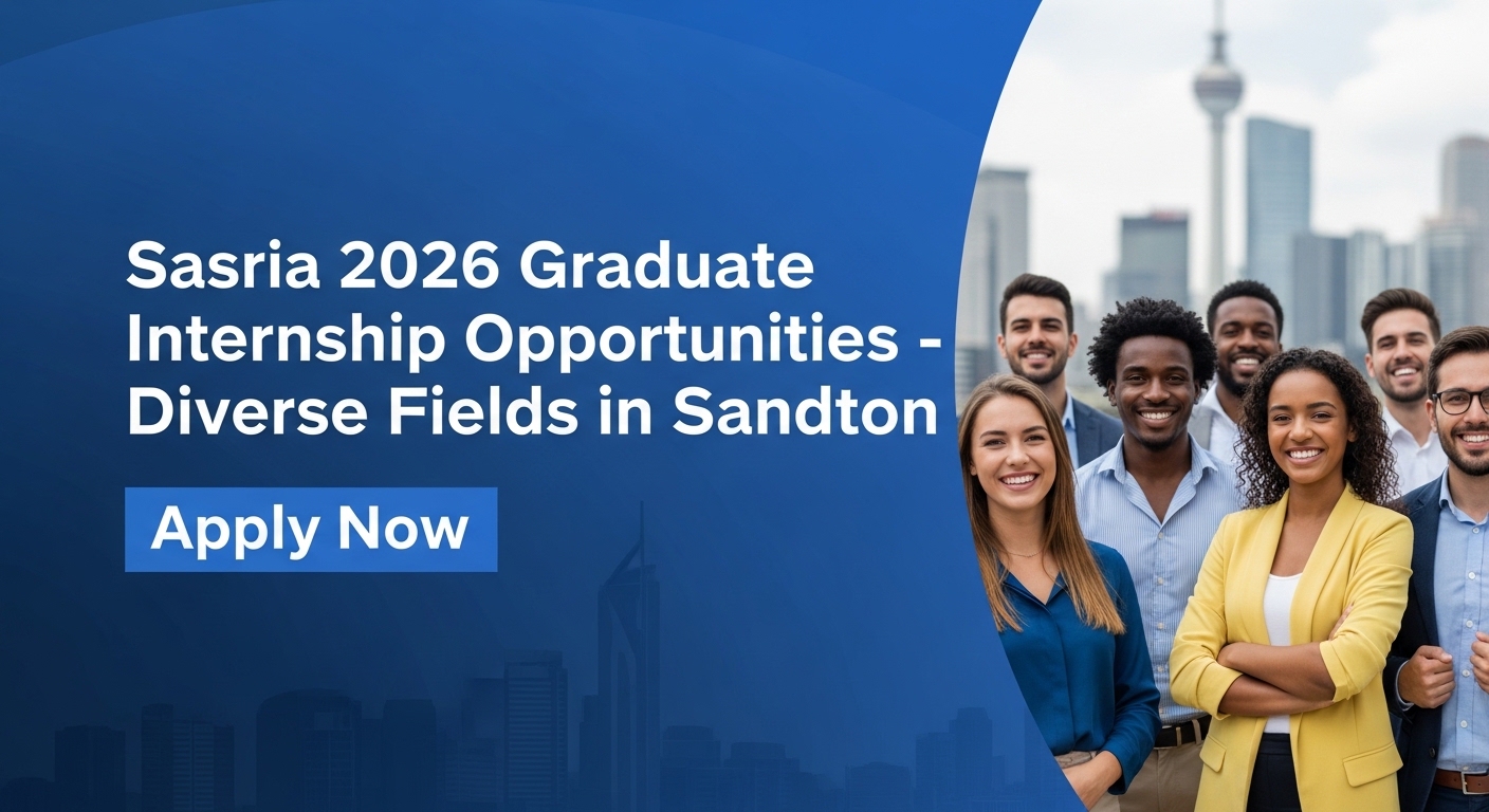 Sasria 2026 Graduate Internship Opportunities – Diverse Fields in Sandton – Apply Now