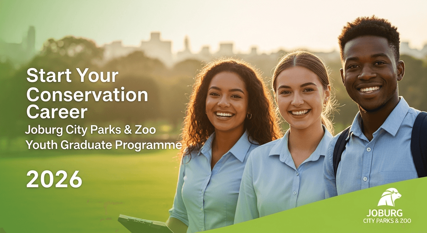 Start Your Conservation Career: Joburg City Parks & Zoo Youth Graduate Programme 2026