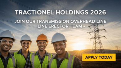 Tractionel Holdings 2026: Join Our Transmission Overhead Line Erector Team – Apply Today