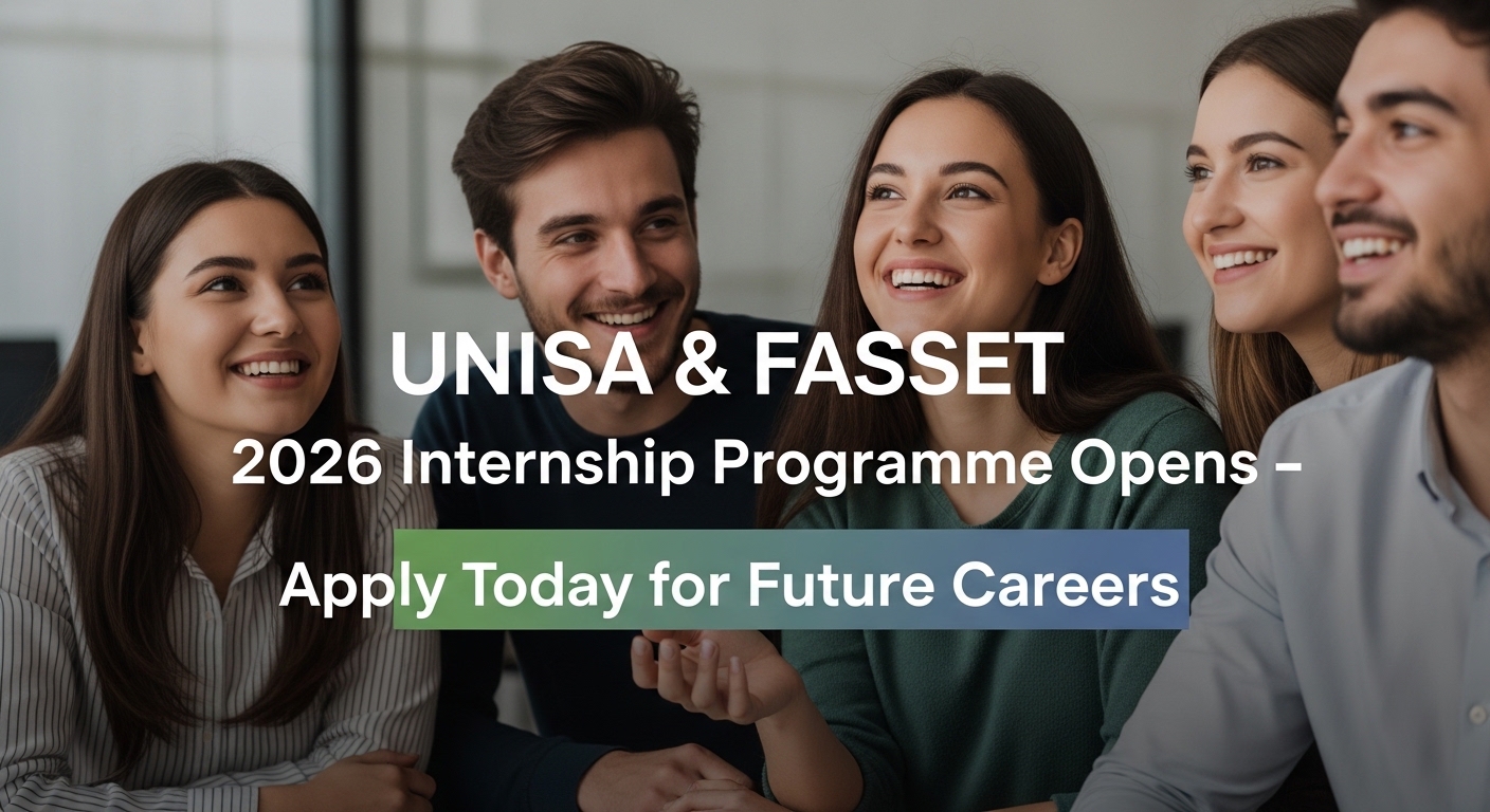 UNISA & FASSET 2026 Internship Programme Opens – Apply Today for Future Careers