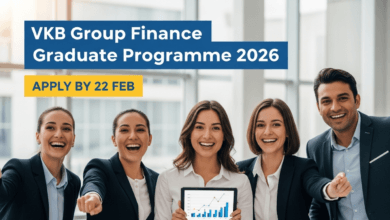 VKB Group Finance Graduate Programme 2026 – Apply by 22 Feb