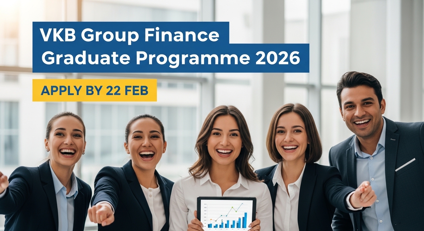 VKB Group Finance Graduate Programme 2026 – Apply by 22 Feb