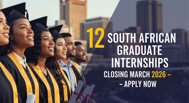 12 South African Graduate Internships Closing March 2026 – Apply Now ...