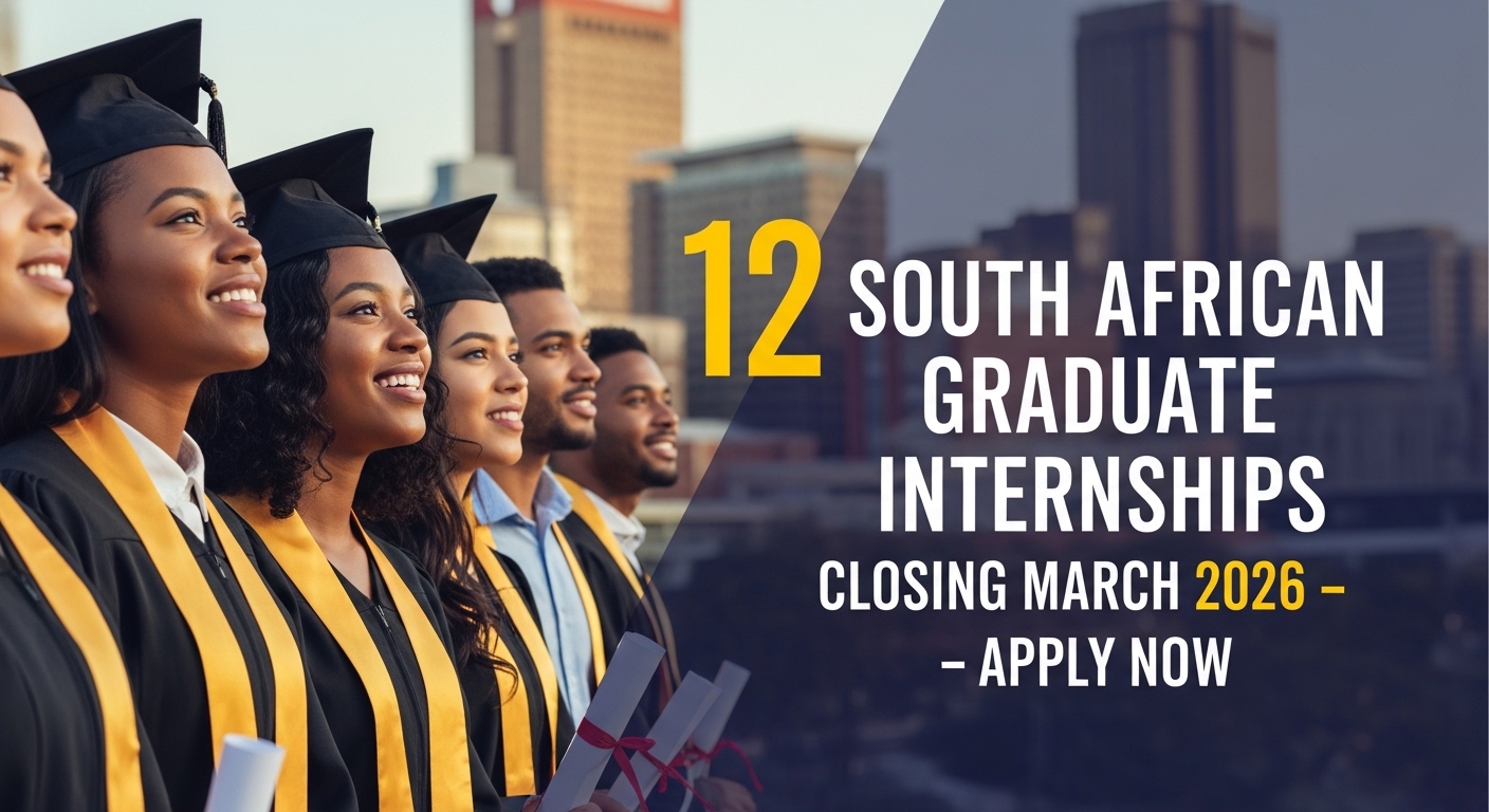 12 South African Graduate Internships Closing March 2026 – Apply Now