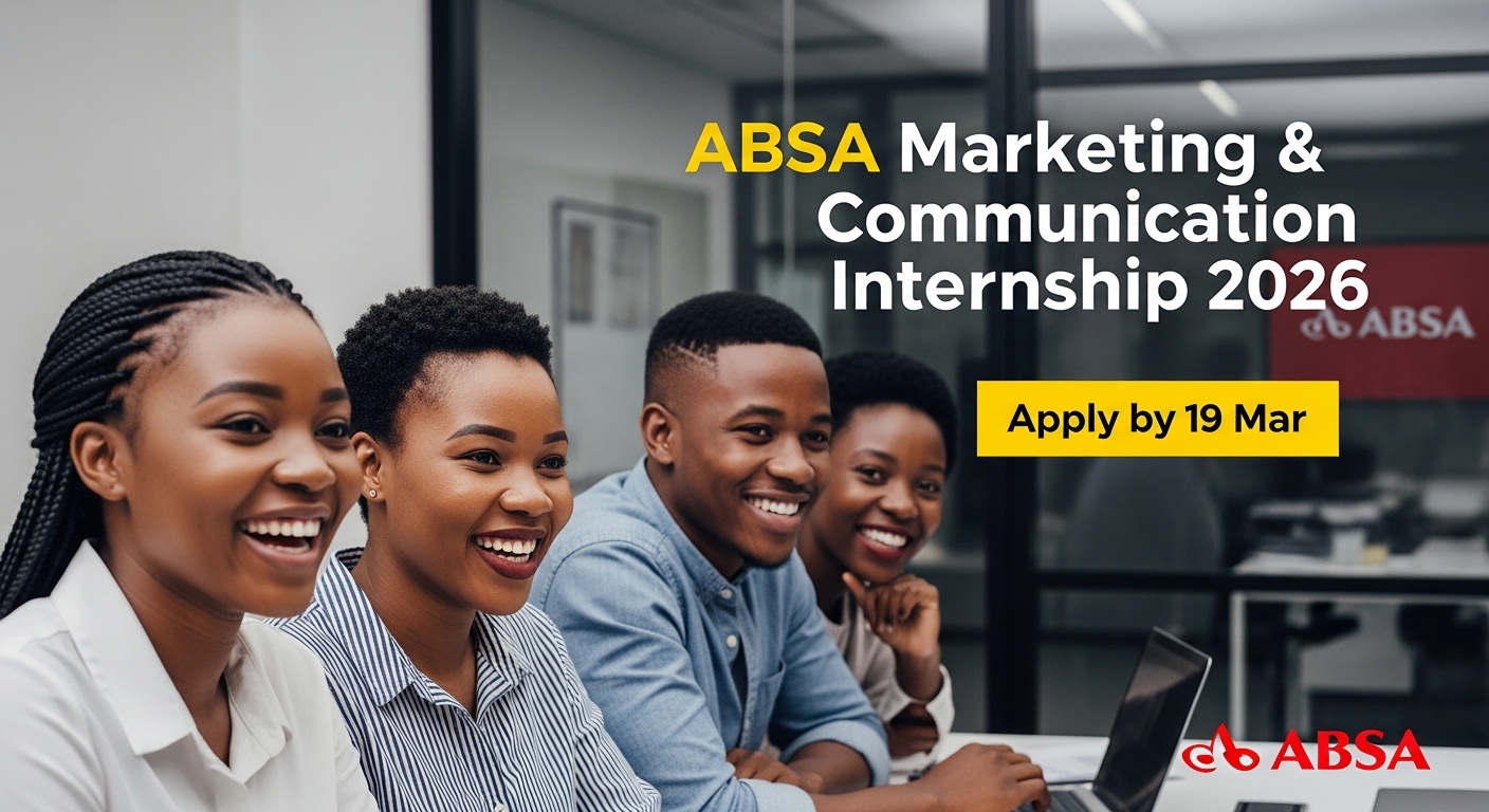 ABSA Marketing & Communication Internship 2026 – Apply by 19 Mar