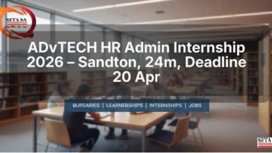 ADvTECH HR Admin Internship 2026 – Sandton, 24m, Deadline 20 Apr