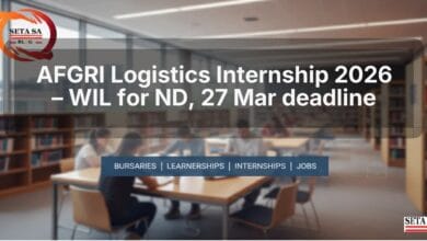 AFGRI Logistics Internship 2026 – WIL for ND, 27 Mar deadline